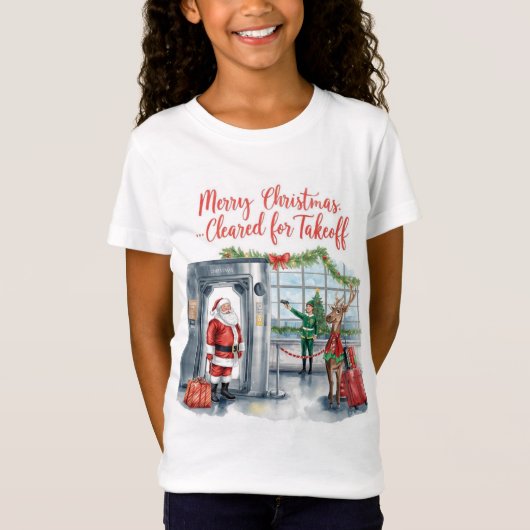 Airport Christmas themed Tシャツ (正面)