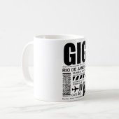 Airport Rio de Janeiro GIG コーヒーマグカップ (正面左)
