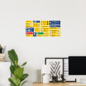 Airport Signs ポスター (ホームオフィス)