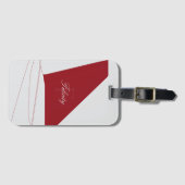Airpplane Tail Fin Luggage Tag ラゲッジタグ (正面横)