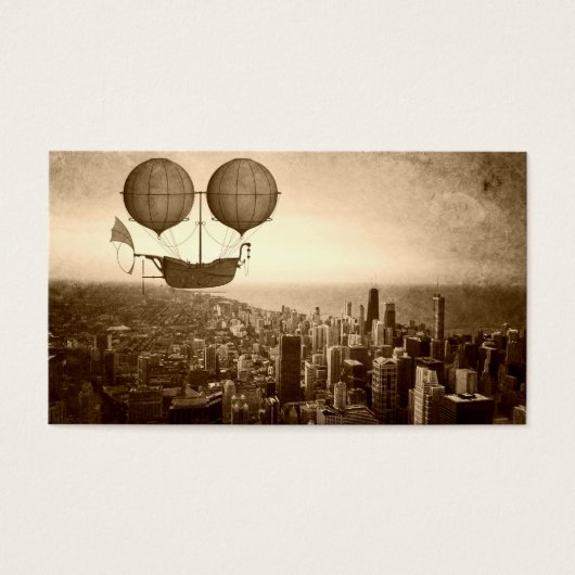 Airship Over Chicagoの名刺 (正面)
