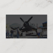 Airshowの飛行機 名刺 (裏面)