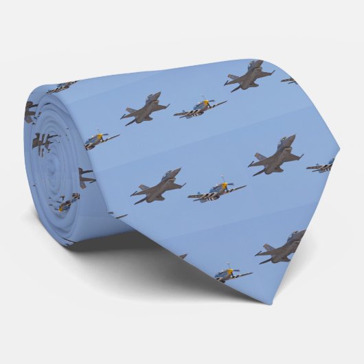 airshow F-16及びp-51 ネクタイ (ロール)
