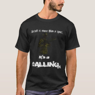Airsoftは呼出しです Tシャツ
