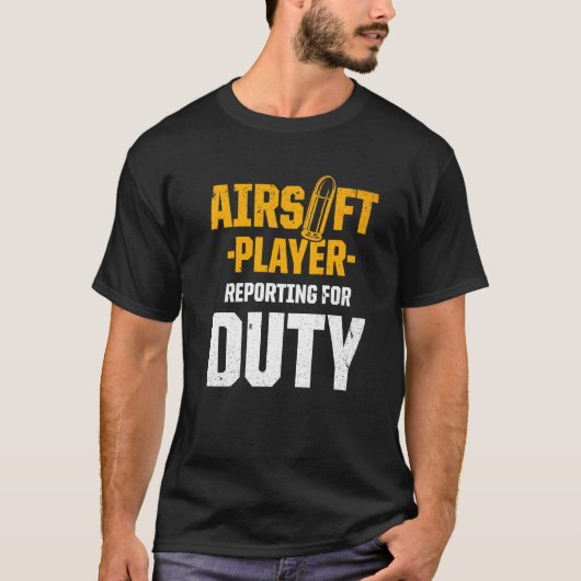 Airsoft選手チームスポーツ競技会 Tシャツ (正面)