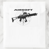 AIRSOFT 長方形シール (バッグ)