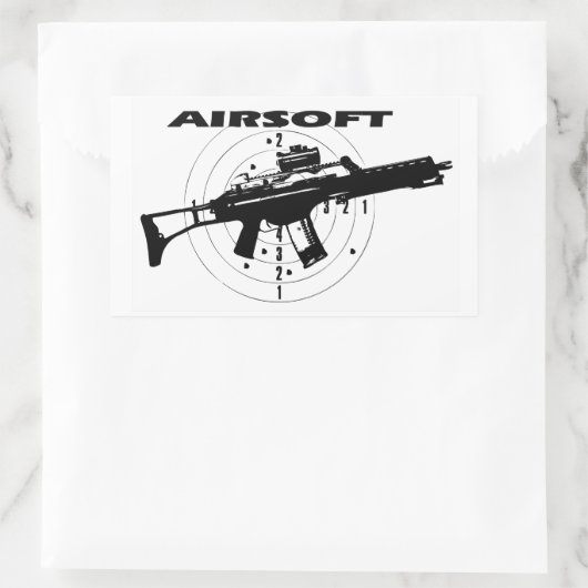 AIRSOFT 長方形シール (バッグ)