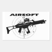 AIRSOFT 長方形シール (正面)