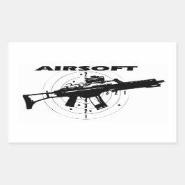 AIRSOFT 長方形シール