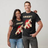 Airsoft Airsoftマーカー軍隊ルック Tシャツ (ユニセックス)