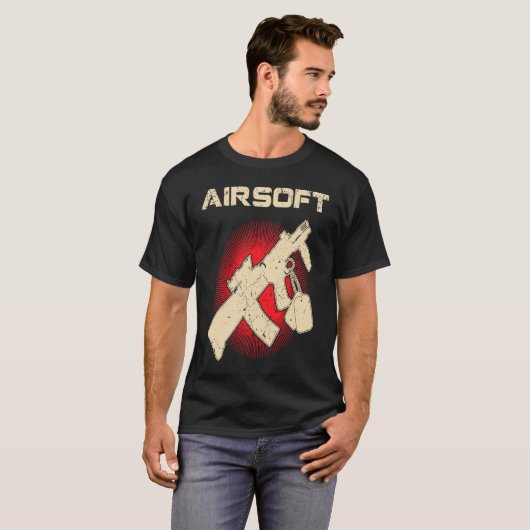 Airsoft Airsoft Marker Military Look Tシャツ (正面フル)