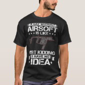 Airsoft Gun Game Shooting Training Player Airsofti Tシャツ (正面)