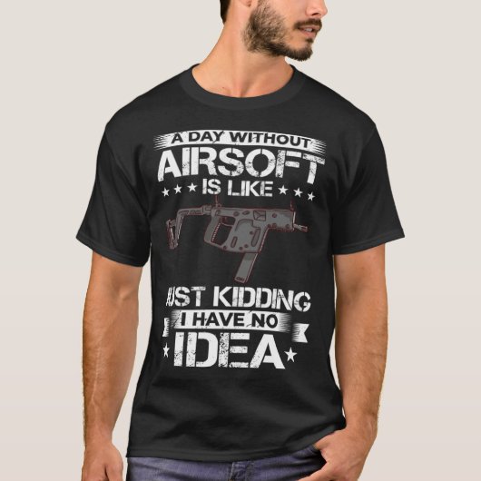 Airsoft Gun Game Shooting Training Player Airsofti Tシャツ (正面)