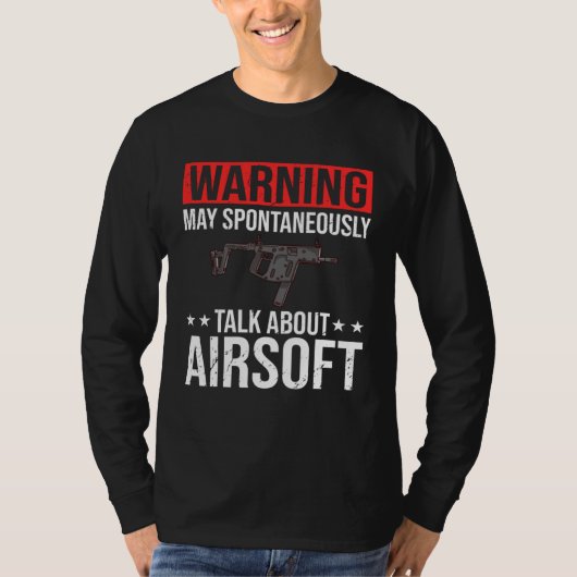 Airsoft Gun Game Shooting Training Player Airsofti Tシャツ (正面)