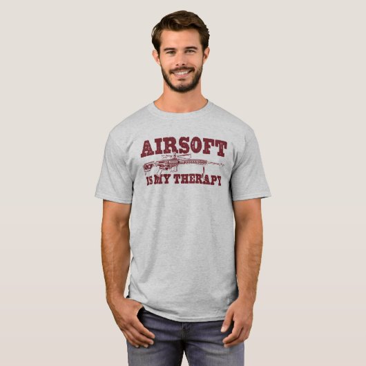 Airsoft Is My Therapy Tシャツ (正面フル)