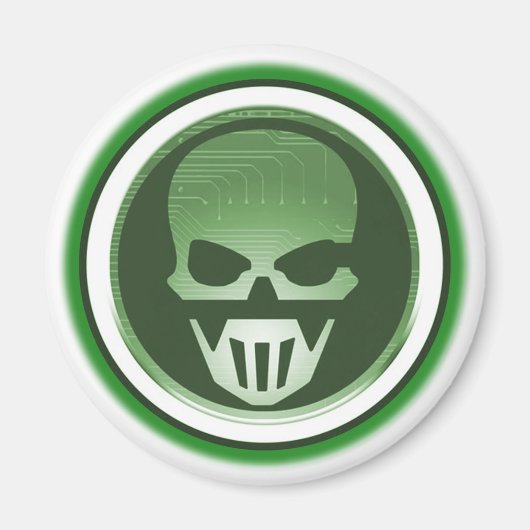 Airsoft Korea -幽霊ロゴマグネット マグネット (正面)