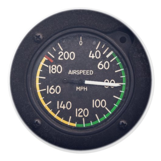 Airspeed Gauge セラミックノブ (正面)