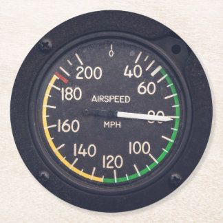 Airspeed Gauge ラウンドペーパーコースター