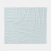 Airy Chamomile & Sky Blue Wildflower Meadow フリースブランケット (正面(横))
