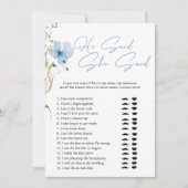 Airy Eucalyptus Greenery Boho Rustic Bridal Shower 招待状 (正面)