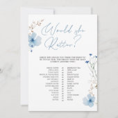 Airy Eucalyptus Greenery Boho Rustic Bridal Shower 招待状 (正面)