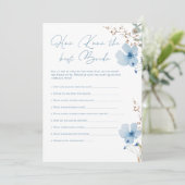 Airy Eucalyptus Greenery Boho Rustic Bridal Shower 招待状 (スタンド正面)