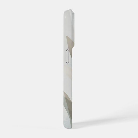 Airy Organic Botanical Abstract – Soft Modern  iPhoneケース (右側面)