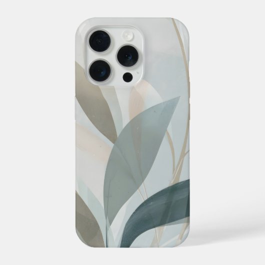 Airy Organic Botanical Abstract – Soft Modern  iPhoneケース (裏面)
