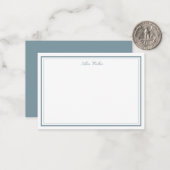 Airy Pastel Elegant Stationery Note Card ノートカード (正面/裏面インサイチュ)