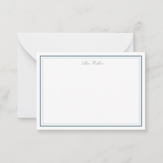 Airy Pastel Elegant Stationery Note Card ノートカード (正面)