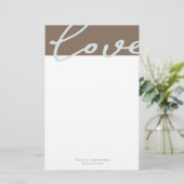 Airy Pastel | Personalized Stationery Paper 便箋 (スタンド正面)