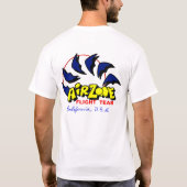 AirZone Nike Polo (黒いシャドウロゴ付き) Tシャツ (裏面)