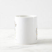 Aishaの白 コーヒーマグカップ (中央)
