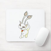 Aishaの白 マウスパッド (マウス)