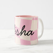 Aisha Name Meaning Custom Mug Cup Girl Gift Custom ツートーンマグカップ (正面右)