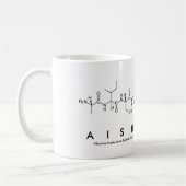 Aishlingペプチド名mug コーヒーマグカップ (左)