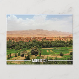 Ait BenHaddou Kasbah，モロッコ ポストカード