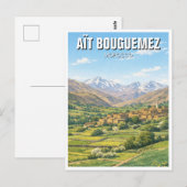 Aït Bouguemez Morocco Travel ポストカード (正面/裏面)