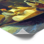 Aivazovsky – コンスタンチノープルでのボート乗り – 2 ポスター (角)