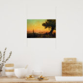 Aivazovsky – コンスタンチノープルの夕べLi... ポスター (キッチン)