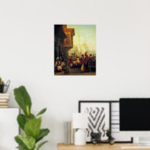 Aivazovsky – コーヒーハウス、オルタコイ・モスク、コンスタ… ポスター (ホームオフィス)