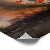 Aivazovsky – シノペの戦い ポスター (角)