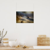 Aivazovsky – 嵐の中のボート ポスター (キッチン)