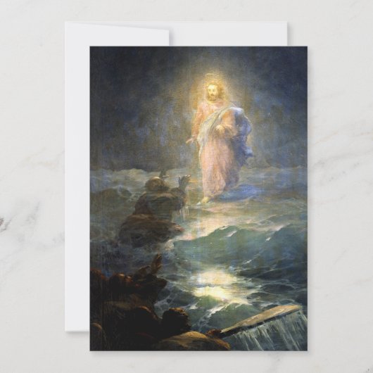 Aivazovsky -歩くオンザウォーター カード (正面)