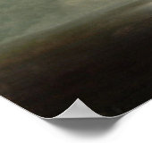 Aivazovsky – 満月と海の風景1857 ポスター (角)