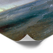 Aivazovsky - Brig Mercuryが2つのトルコ語で攻撃… ポスター (角)