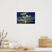 Aivazovsky - Brig Mercury、トルコ語2勝利勝利… ポスター (キッチン)