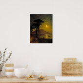 Aivazovsky - Neapolitan Bay On The Moonlit Night ポスター (キッチン)