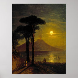 Aivazovsky - Neapolitan Bay On The Moonlit Night ポスター