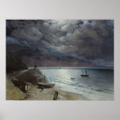 Aivazovsky - Night In Gurzuf ポスター (正面)